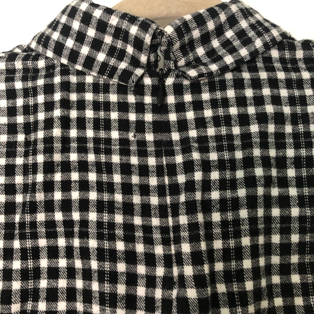 Reformation Upcycled Flannel Shirt Gingham Collar - Picture 9 of 9
